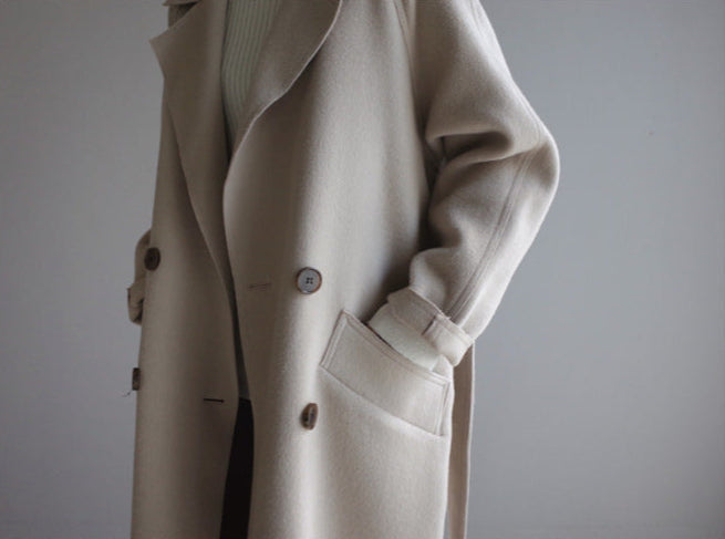 Aurelia | Timeless trench coat with a cashmere feel